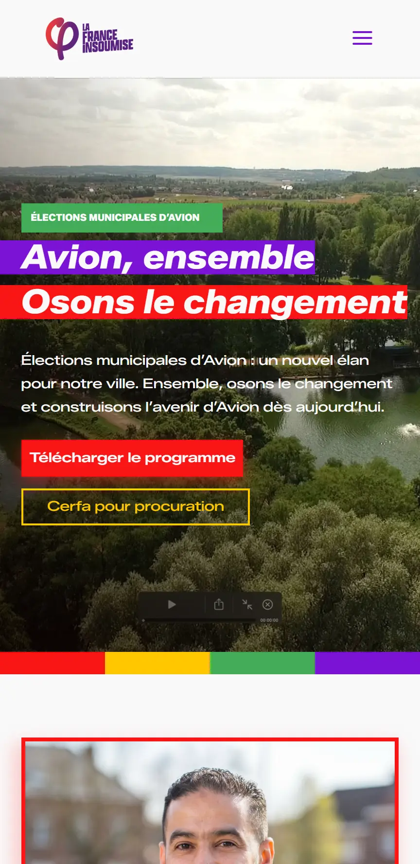 Avion l'insoumise — site conseillère municipale