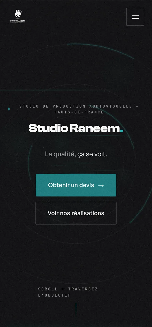 Studio Raneem — site studio audiovisuel